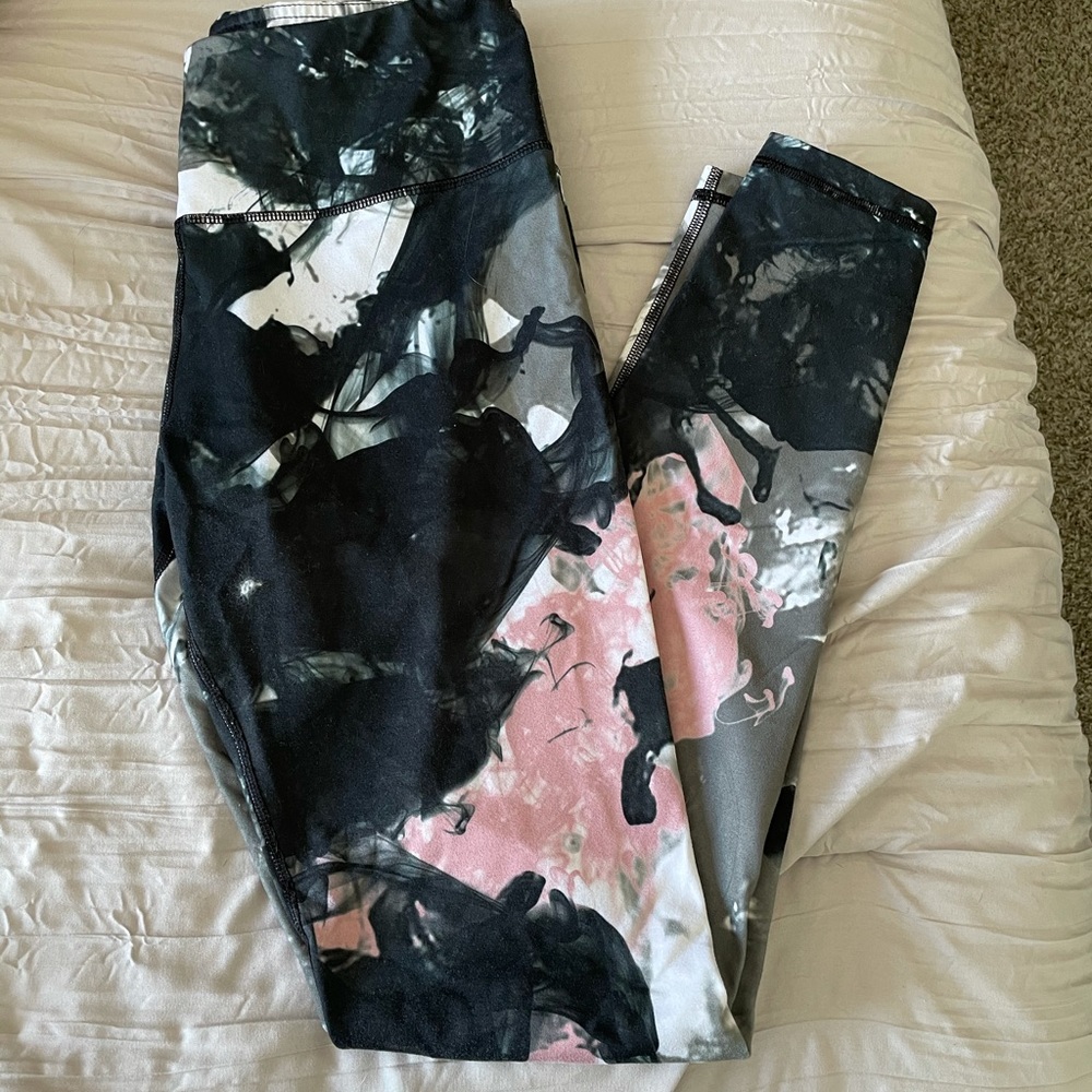 Energy Time marble full length leggings size S